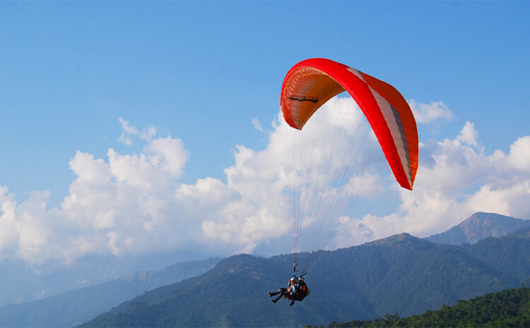 Paragliding at Himachal Pradesh